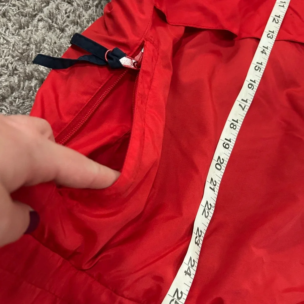 Vintage Columbia Sportswear Company Red Full Zip Windbreaker Mens XL‎